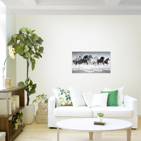 Wandbilder Wohnzimmer XXL Pferde Moderne Bilder Tiere